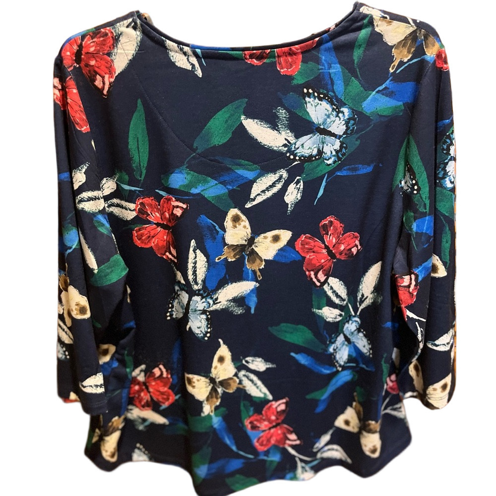 315. NWT WOMENS ALLISON DALEY 2X DETAIL TOP - Picture 4 of 5